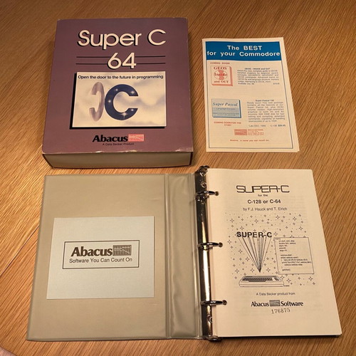 Commodore 64 Super C book used