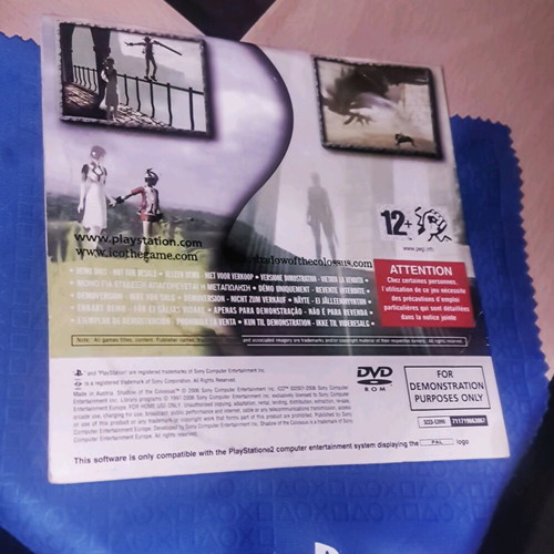 Shadow of the Colossus / ICO PS2 Demo Disc used, collectible