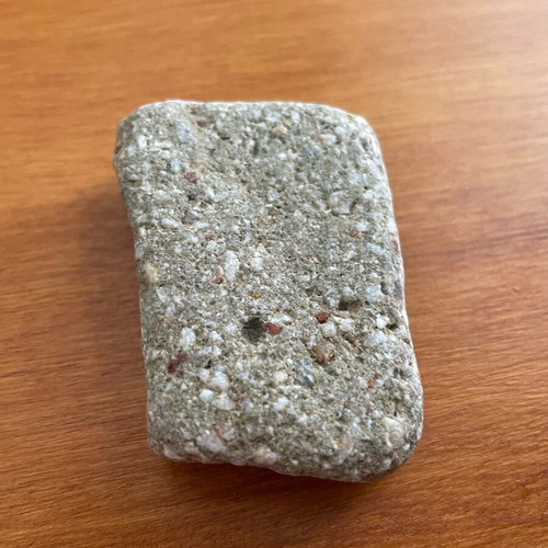 Natural sandstone with colorful geometric pattern new
