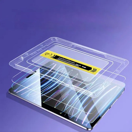 iPad Tempered Glass Protector and Silicone Case with Pen Slot new