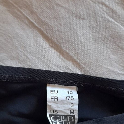 Σετ μαγιό μεταχειρισμένο, 2 τεμάχια, μαύρο και πολύχρωμο, μεγέθη M και L