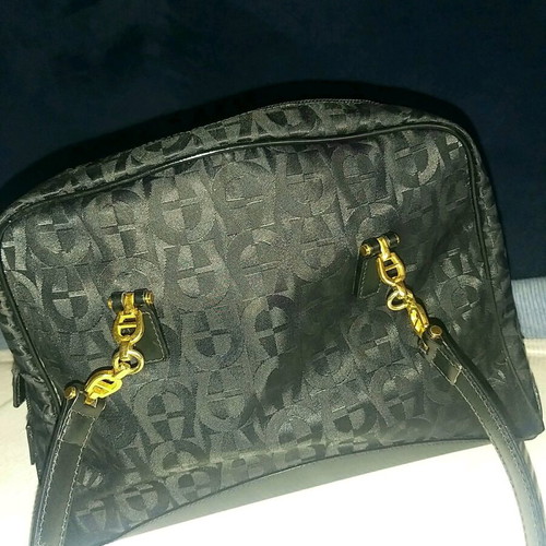 Aigner handheld bag black, like new