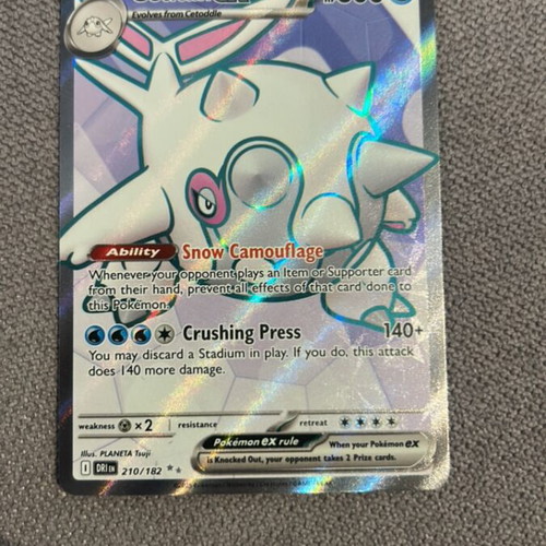 Pokemon TCG Cetitan ex 210 Destined Rivals like new