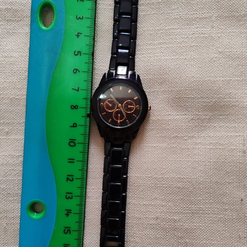 Brigitte women's dark purple quartz watch like new