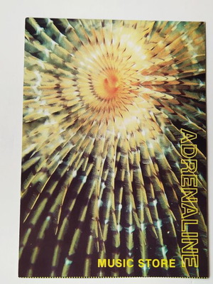 Adrenaline Music Store flyer used, 1990s