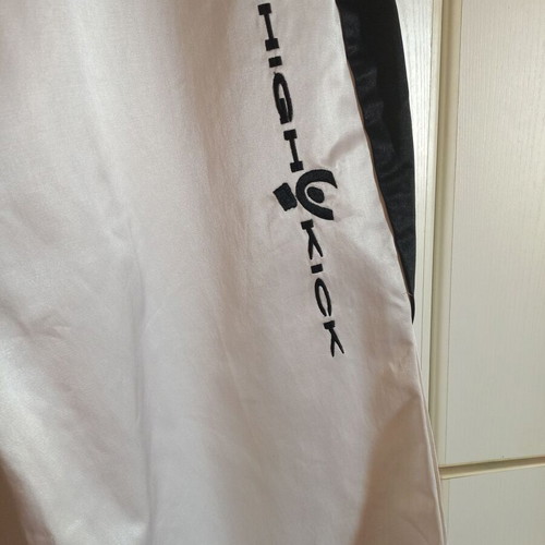 Freddy white shiny sports pants, size M or L