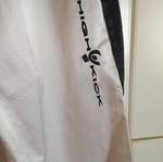 Freddy white shiny sports pants, size M or L