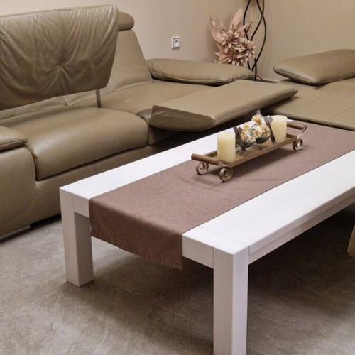 Living room sofa set used, multifunctional, adjustable arms and back, leather