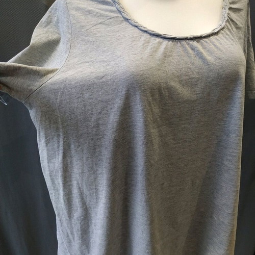 Cotton women's t-shirt size XL like new, gray