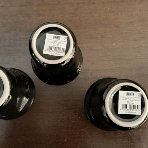 Bialetti collectible espresso cups new, set of 3