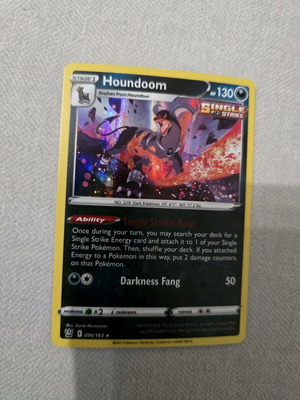Houndoom Holo card new