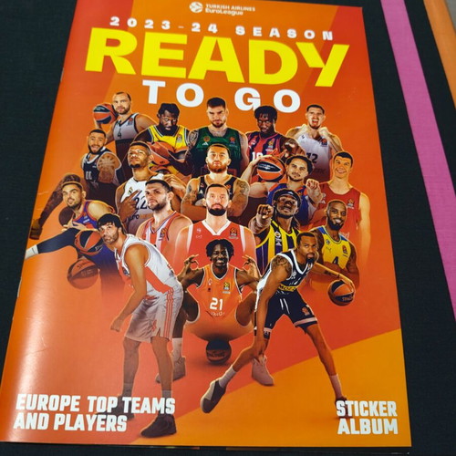 Euroleague 2023-2024 album new with stickers