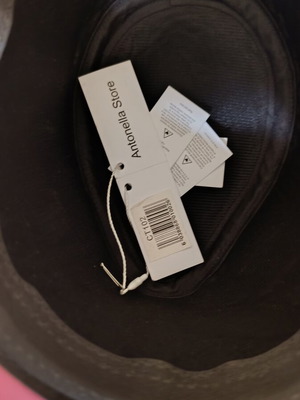 Antonella Store Καπέλο Μεγάλο Γείσο καινούργιο, μπορντό δερματίνη
