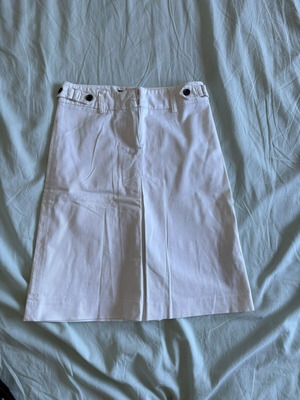 Zara white skirt like new, denim fabric, size XS