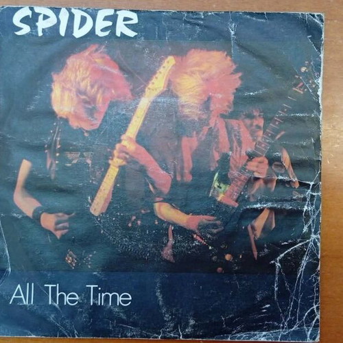 Spider All The Time 7’ vinyl record used, metal