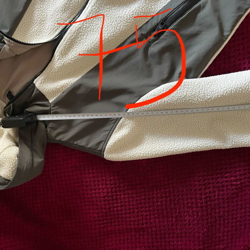 Tech fleece jacket used, size M, white
