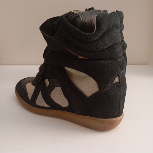 Isabel Marant ankle boots used, size 38, black and grey