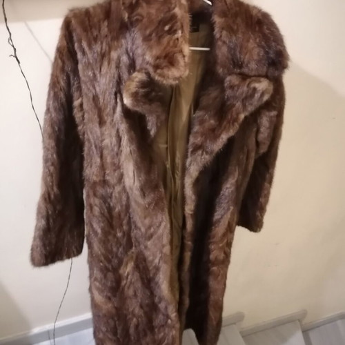 Fur coat with natural hair, like new