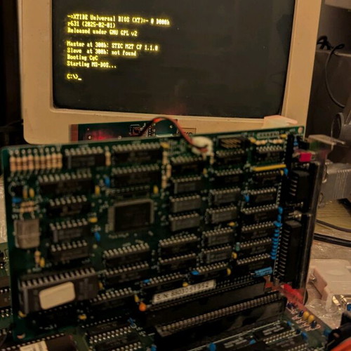 CGA Tulip Yamaha V6363 ISA 8 Bit 64kb 8088/8086 Graphics Card used
