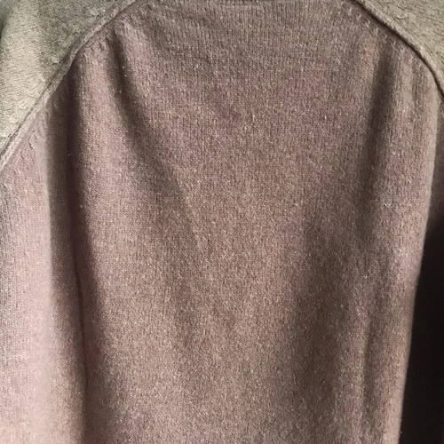 NewMan men's sweater used 100% wool brown XL