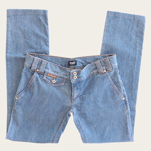 D&G Women's Low-Rise Denim Pants (40)