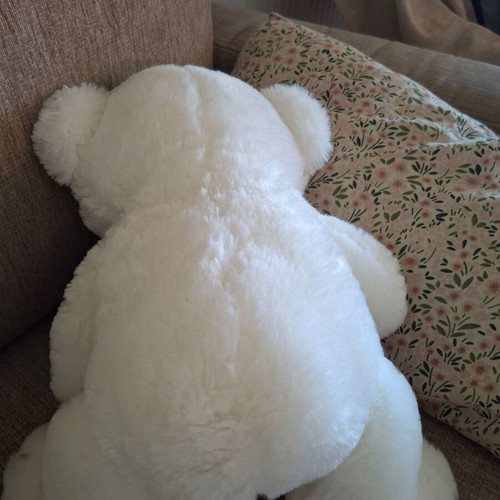 Large plush teddy bear like new, 50cm height