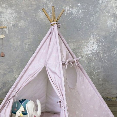 Children's fabric play tent for girls new without poles