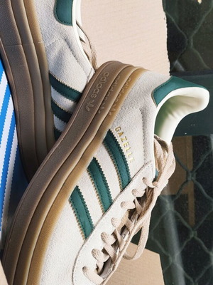 Adidas Gazelle Cream White Collegiate Green Magic Beige new sneakers size 40