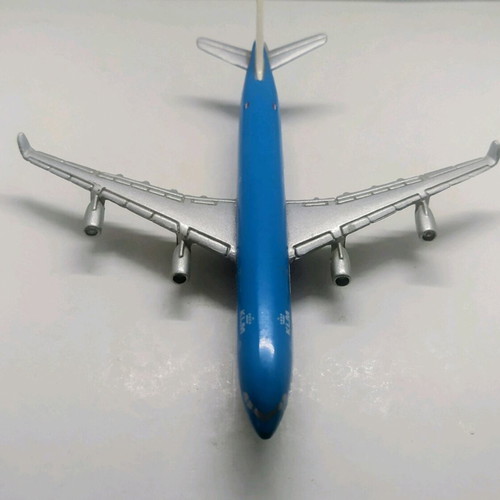 Metallic miniature Airbus A340 KLM Royal Dutch Airlines like new