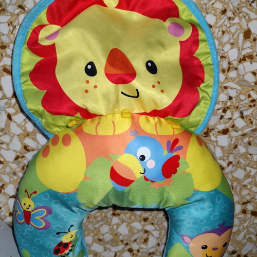 Activity Pillow for Babies like new with hanging toys