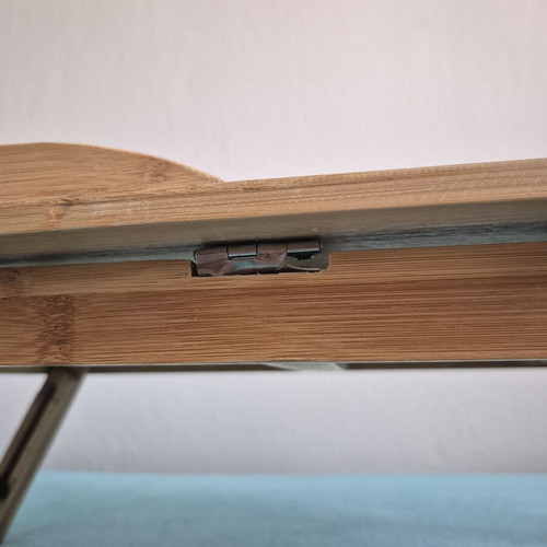 Wooden folding bamboo laptop and bed table