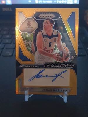 Panini Prizm Euroleague 2023-24 Jonas Maciulis Gold Auto /10