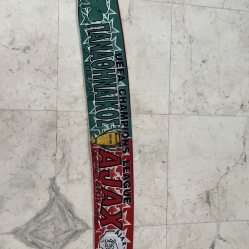 Panathinaikos Ajax Official Scarf 1996 Champions League Semi-Final used