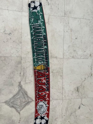 Panathinaikos Ajax Official Scarf 1996 Champions League Semi-Final used