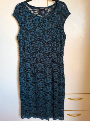 Φόρεμα μίντι Gianni Rodini καινούργιο, πράσινο, μέγεθος M-L