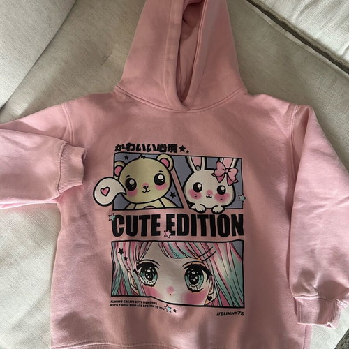 Zara hoodie like new, pink, for 8 years old