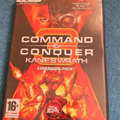 Command & Conquer 3 Kane's Wrath expansion pack used for PC