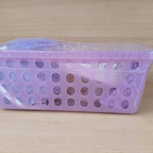 Complete bath care set new, purple/lilac