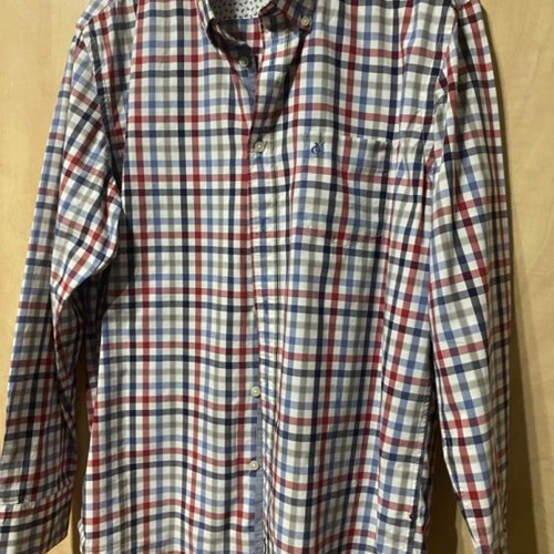 Marc O'Polo men's long-sleeve plaid shirt XL like new