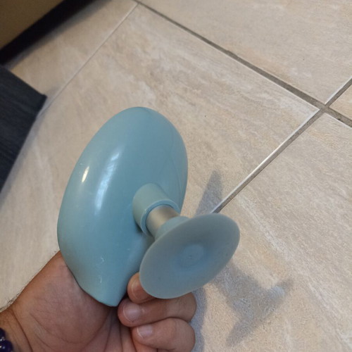 Soap holder with suction cup