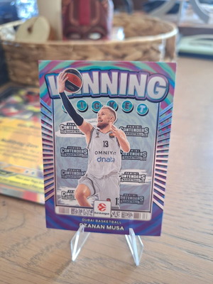 2025-26 Panini Contenders Euroleague Basketball Winning Ticket Dzanan Musa Dubai