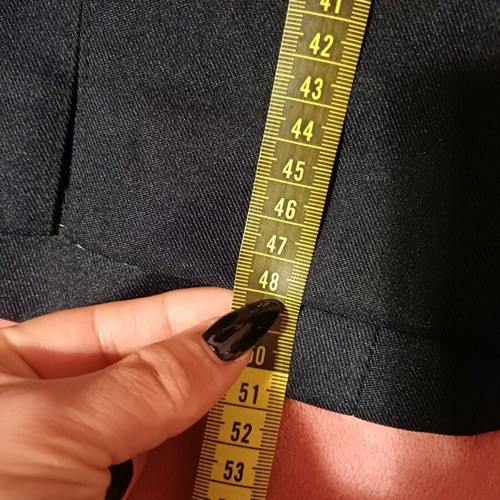Parade pencil skirt size 50 (XL) like new, dark blue to black