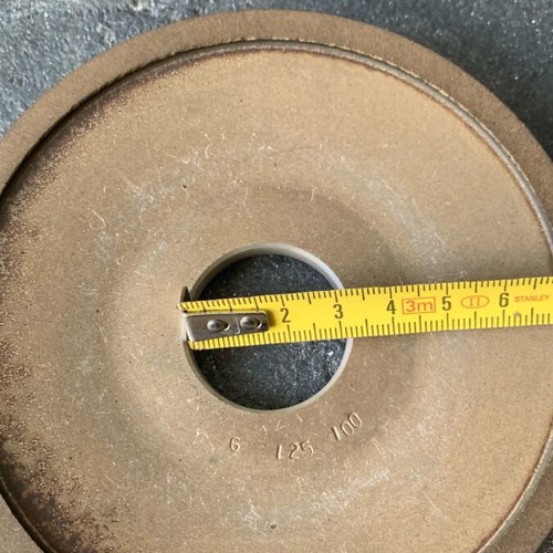 Diamond sharpening disc like new 125x32x0.5