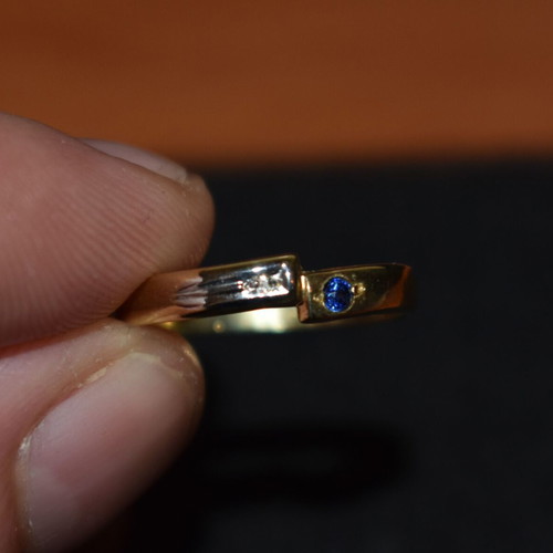 Gold (8K) ring used, golden