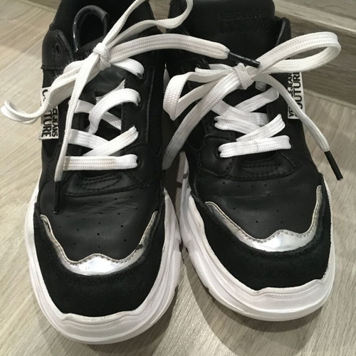 Versace Jeans Couture women's sneakers size 38, used, black