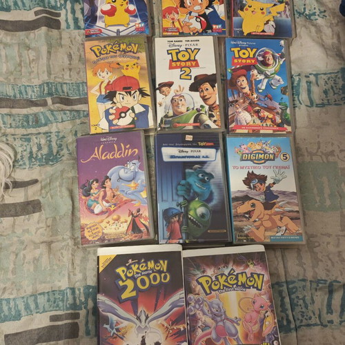 Pokémon Digimon VHS tapes, assorted with subtitles