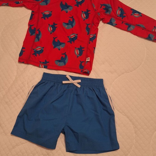 Zoocchini swimwear set for 2-year-old with UV protection