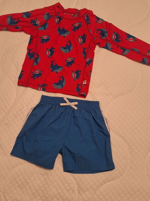 Zoocchini swimwear set for 2-year-old with UV protection