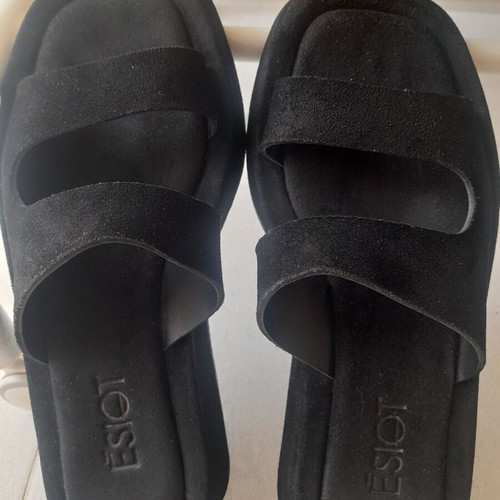 Esiot sandals new, size 38, black
