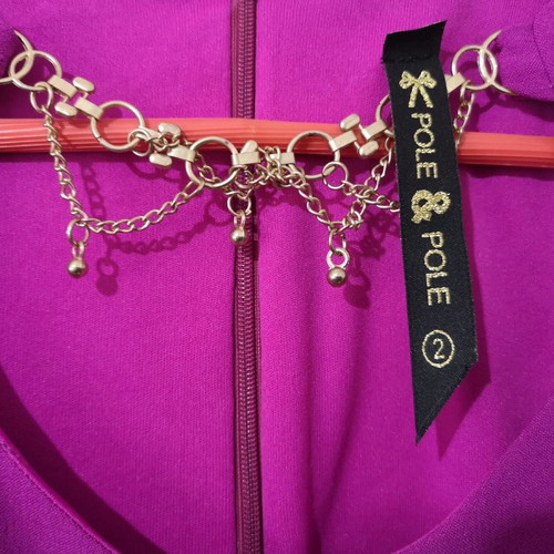 Pole&pole dress used, size M, purple